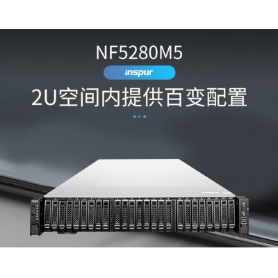 浪潮NF5280M5??4210R?(10C,100W,2.4GHz）*1/16G?DDR4*2/600G?SAS*2/550W/無(wú)導(dǎo)軌